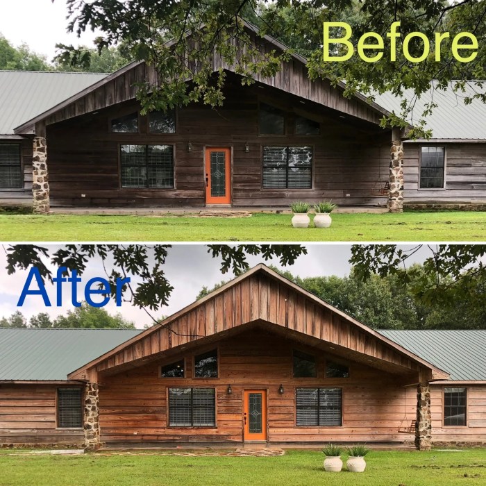 Cedar Siding Restoration - Mickel Log Home Services